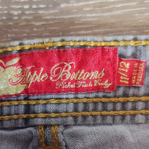 Apple Bottoms Gray Jean Shorts Distressed Style - Picture 2 of 5